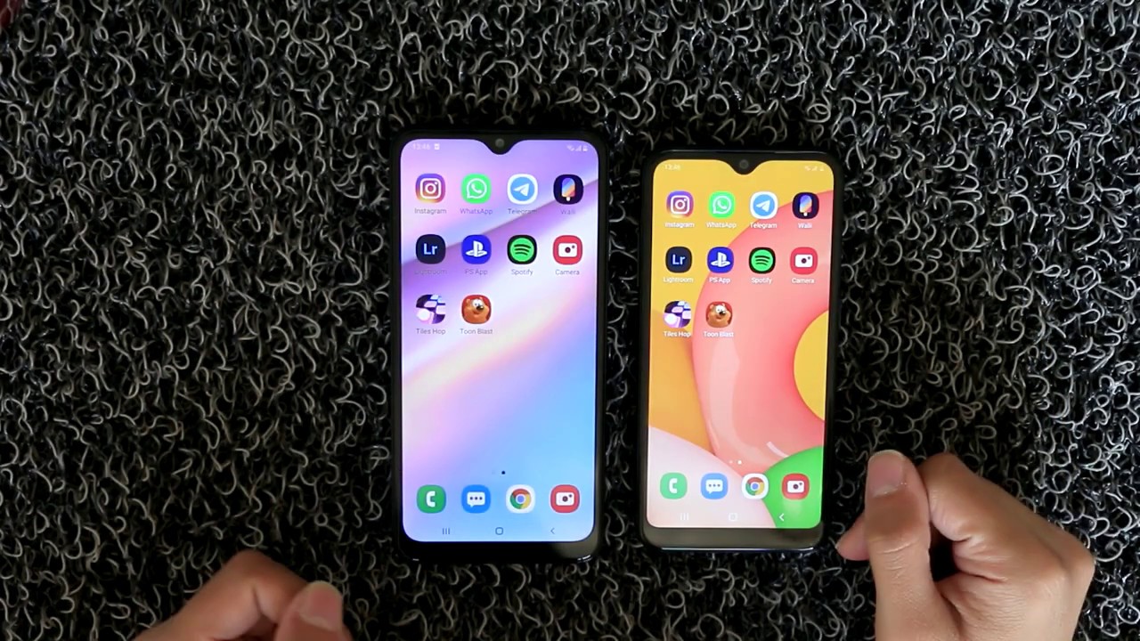 Samsung A01 Vs. A10S - Speed Test