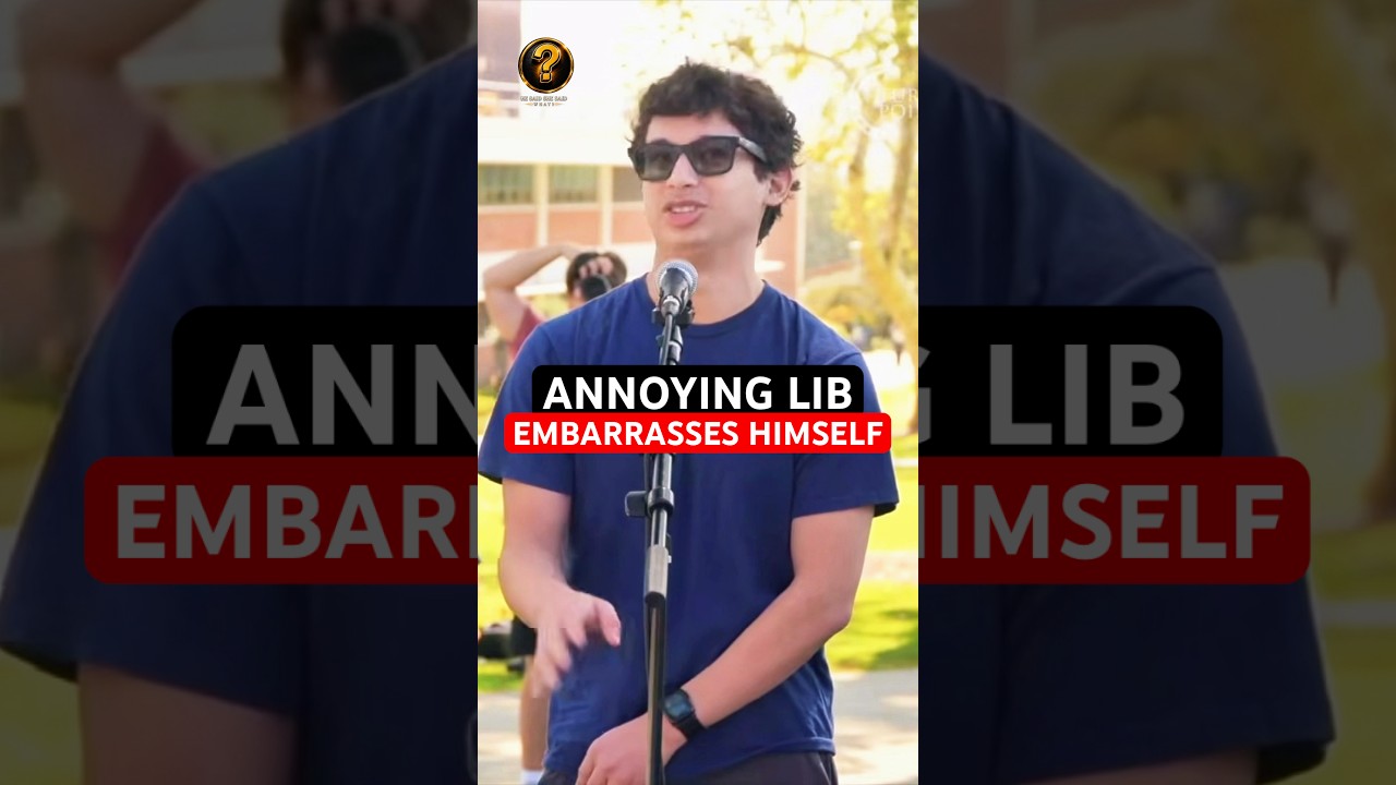 Можно буквально увидеть момент, когда он проигрывает в споре 😳 | TPUSA