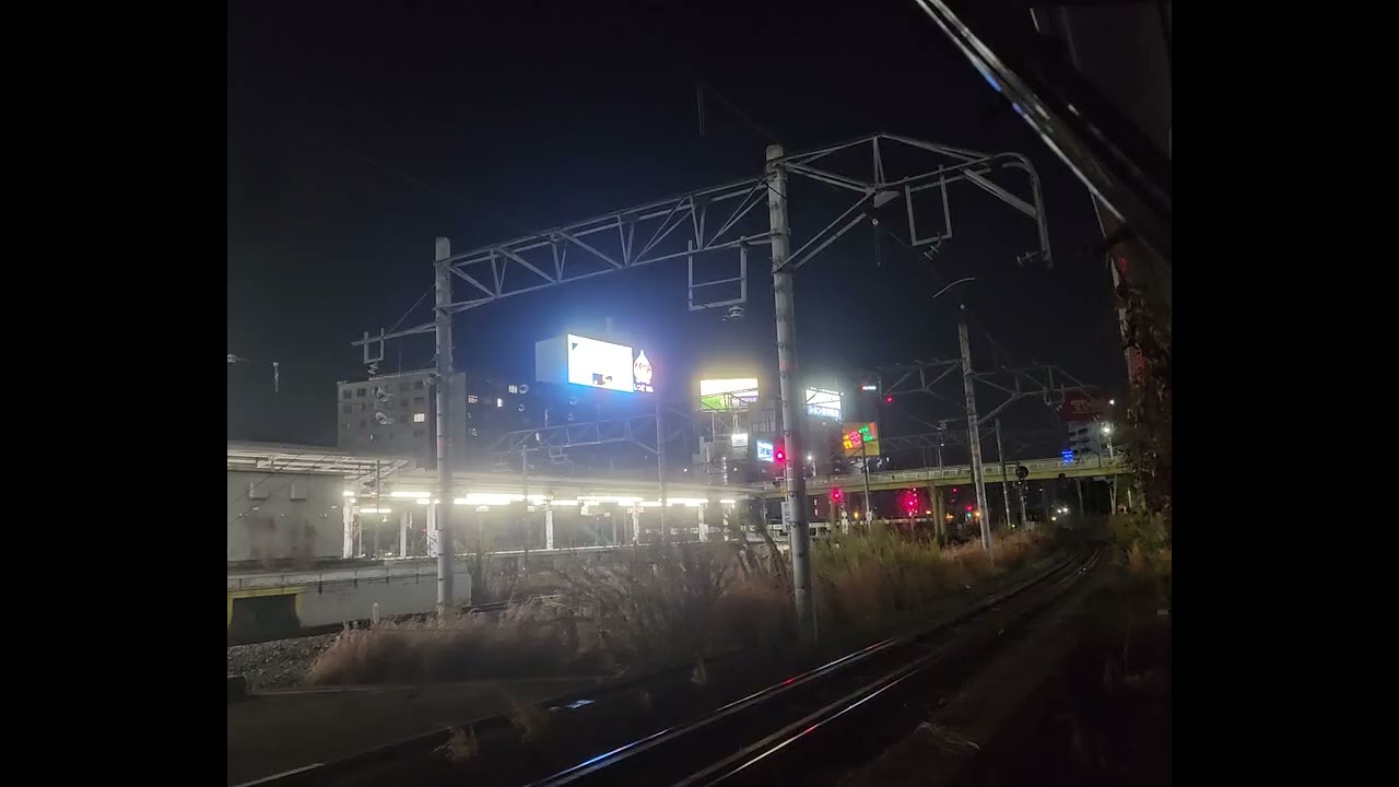 おおさか東線普通久宝寺行きの最終列車