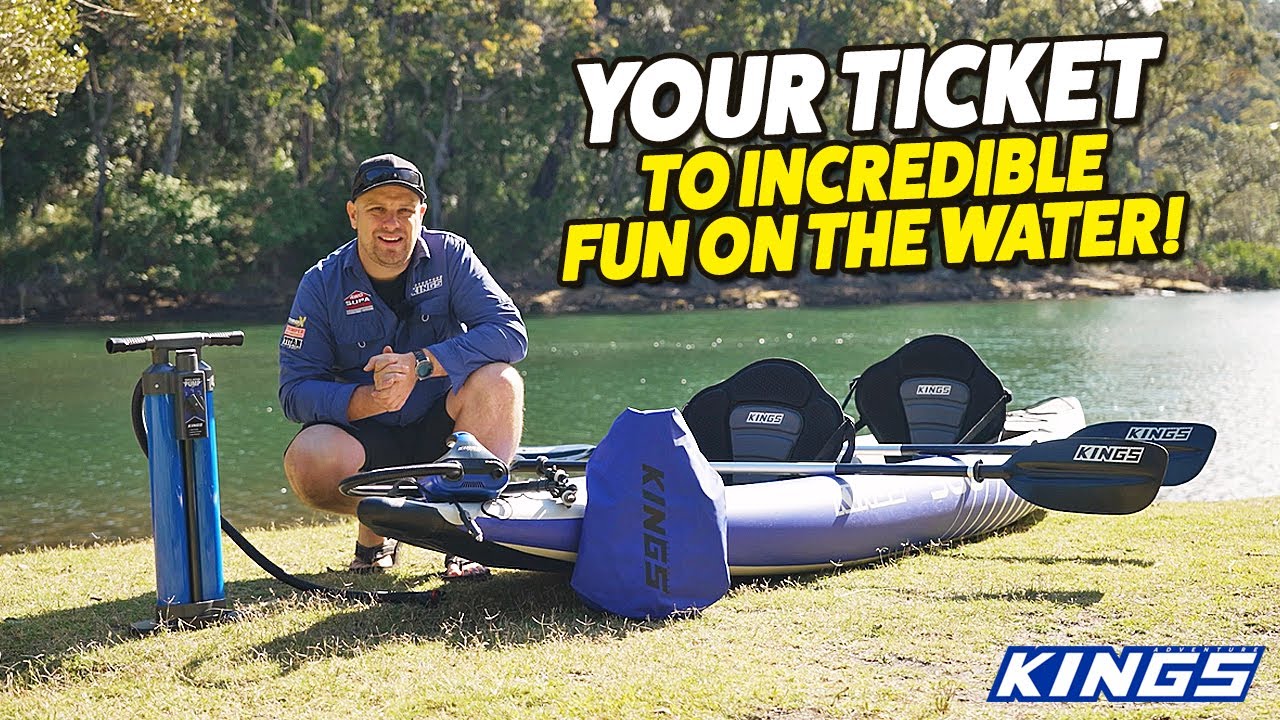 Adventure Kings 360cm Inflatable Kayak Combos