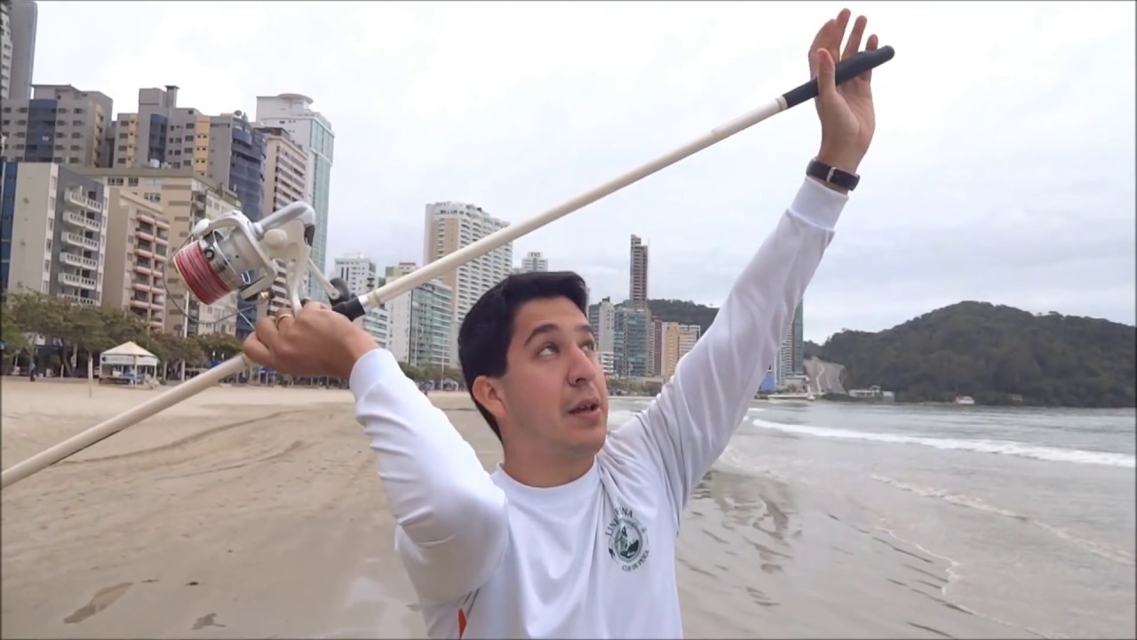 COMO EFETUAR UM ARREMESSO SIMPLES E EFICAZ NA PESCA DE PRAIA