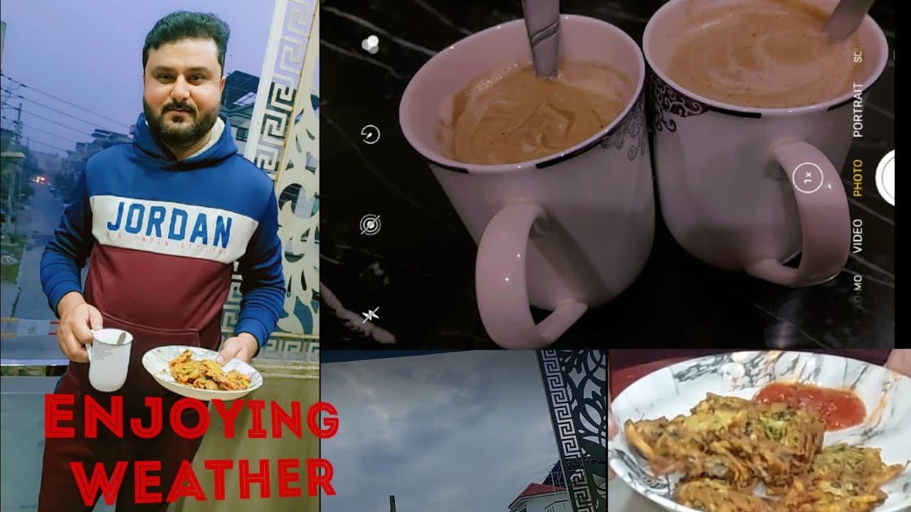 Pakora recipe l sunday vlog l coffee enjoy in rain # Murtazach2116#100k 