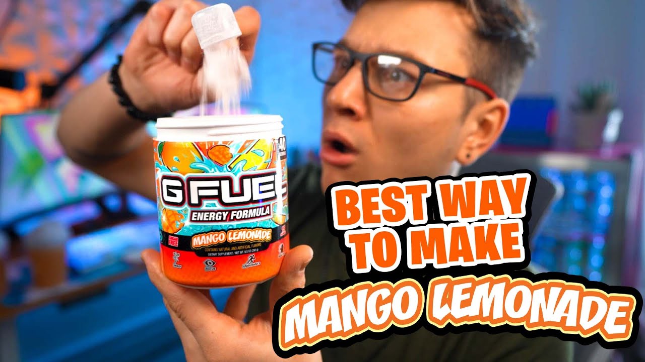 The Right Way To Make Mango Lemonade GFUEL!