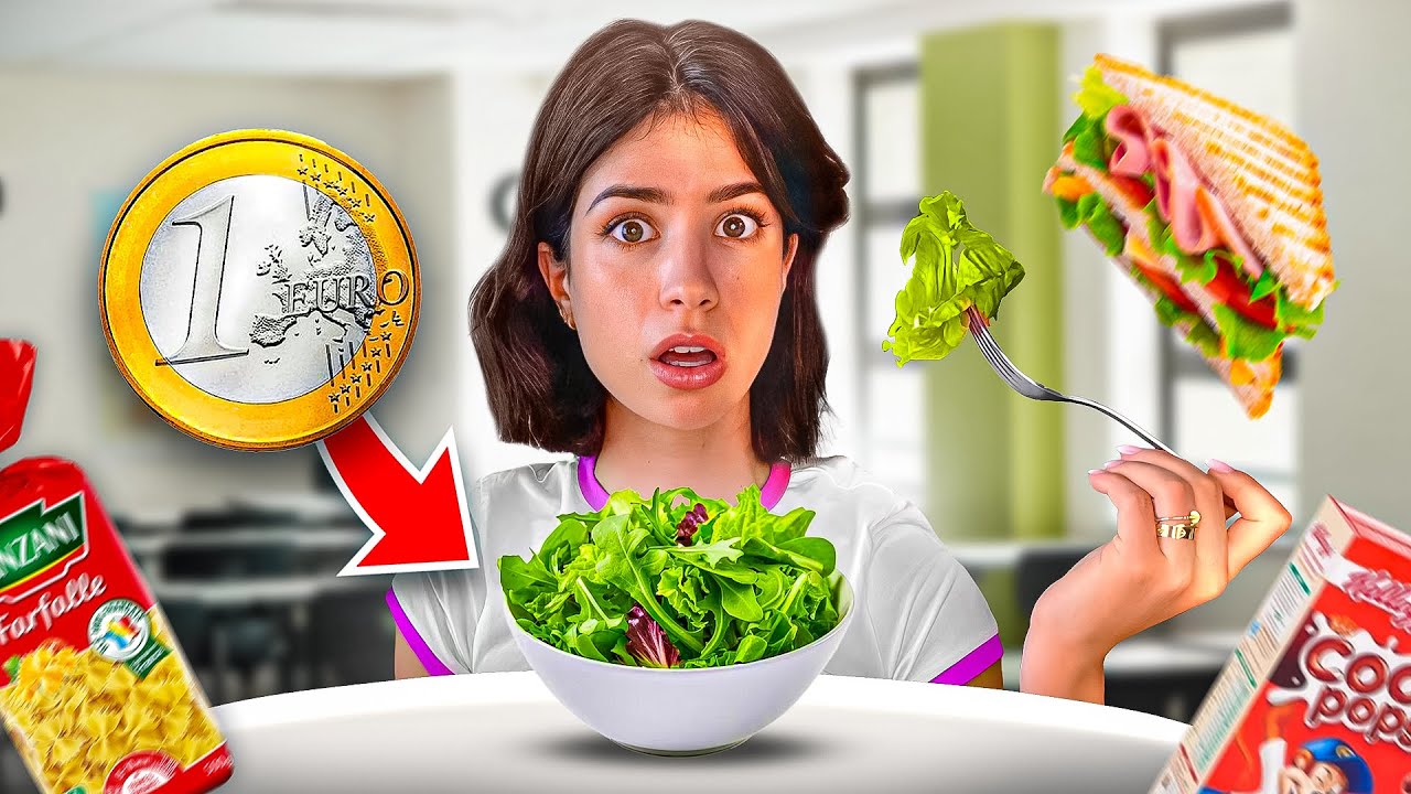 JE MANGE COMME UN ÉTUDIANT PENDANT 24H (recettes & astuces)