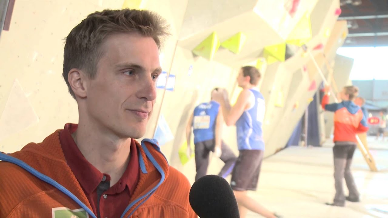 IFSC Climbing World Cup Grindelwald 2014 - Tips for Tall Climbers with Jorg Verhoeven