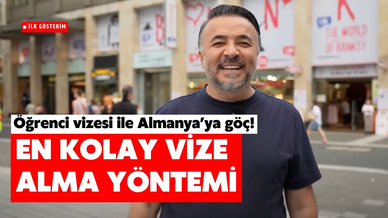&Ouml;ĞRENCİ VİZESİYLE ALMANYA'YA G&Ouml;&Ccedil;! EN KOLAY VİZE ALMA Y&Ouml;NTEMİ @benyuxel