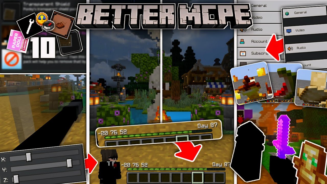 These 10 Packs IMPROVE Minecraft Bedrock! (Better MCPE 1.21+)