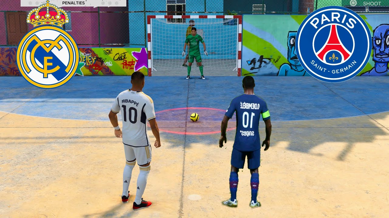FC 26 Volta Football | Real Madrid vs PSG | Mbappe vs Dembele | Penalty Shootout - PS5