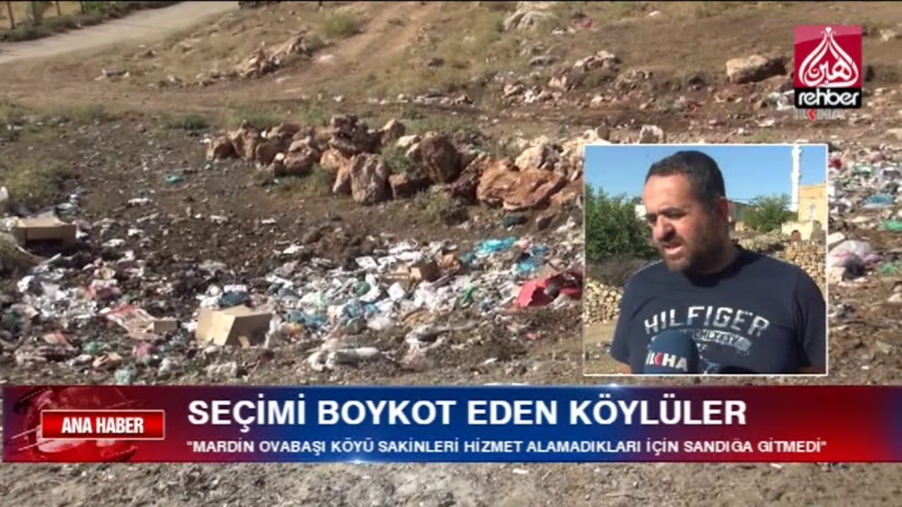 SEÇİMİ BOYKOT EDEN KÖYLÜLER