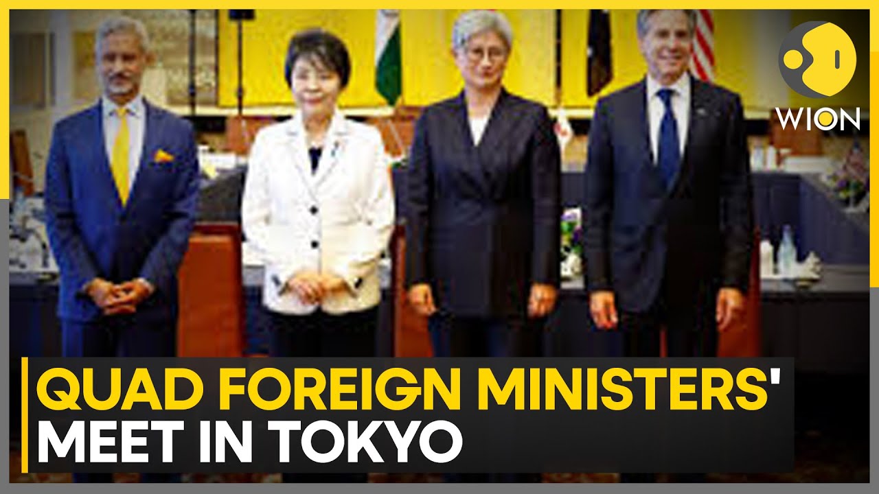 Quad foreign ministers meet in Tokyo for talks on maritime security | Latest English News | WION