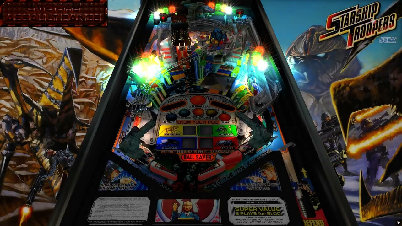 Starship Troopers (Sega) (Bigus Mod v1.0) Pinball VPX
