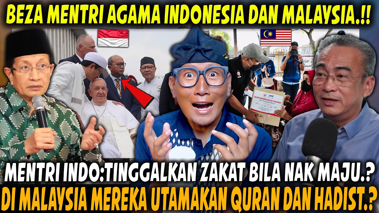 ASTAGFIRULLLAH.! MENTRI AGAMA INDONESIA AJAK MURTAD MASAL.!!BEZA JAUH DENGAN MENTRI MALAYSIA NI.!!😱😭