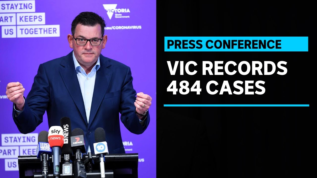 Victoria records a record 484 new cases overnight | ABC News