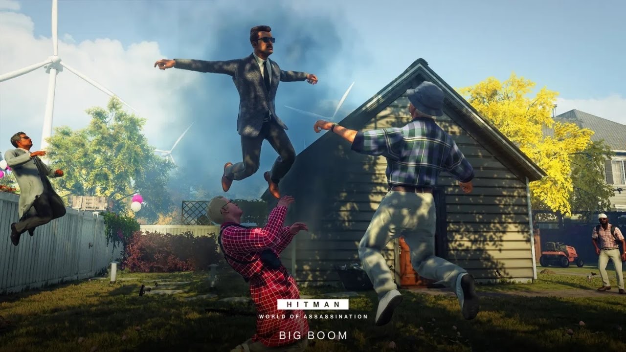 HITMAN WOA Challenge Big boom in 2 minutes------most ez and glitchly way