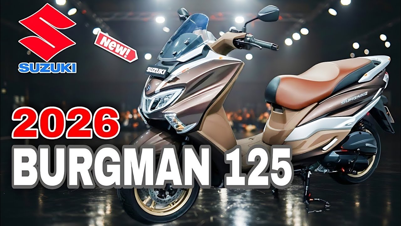 🚨Представлен ли Suzuki Burgman 125 2026 года? – Полный обзор, цена, характеристики и максимальная...