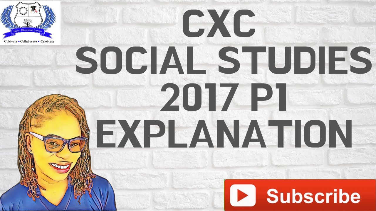 CXC Social Studies 2017 Paper 1