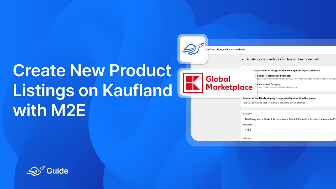 Create New Product Listings on Kaufland with M2E