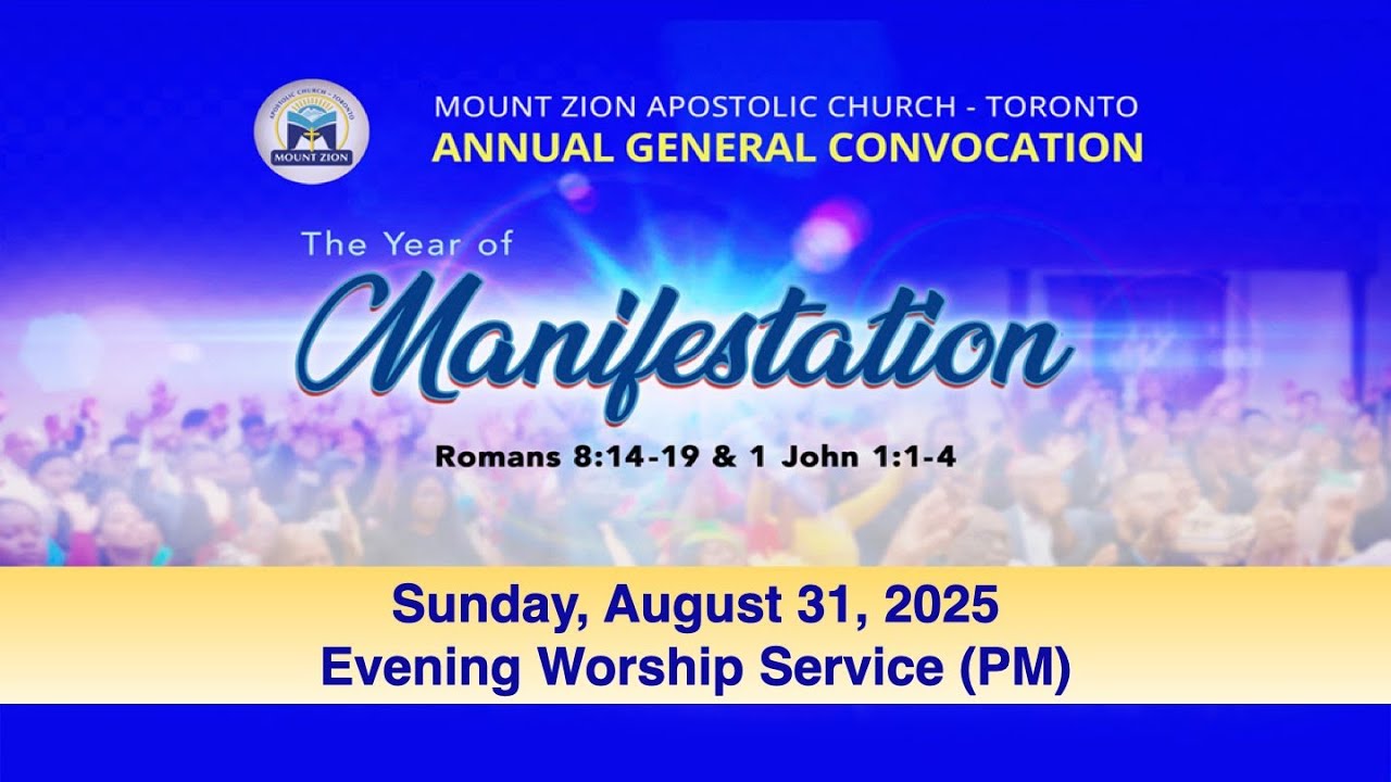 Holy Convocation 2025 | Sunday PM, August 31, 2025