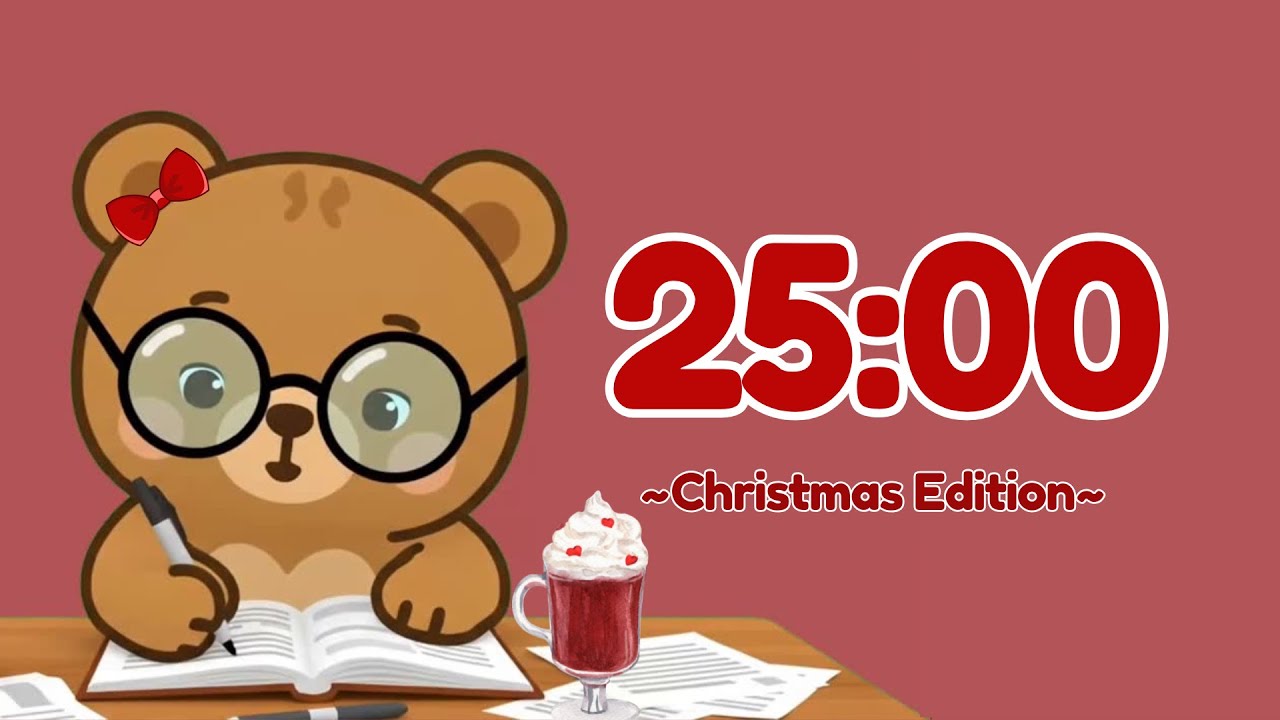 25 Minute Pomodoro Timer | Lofi Music for Studying