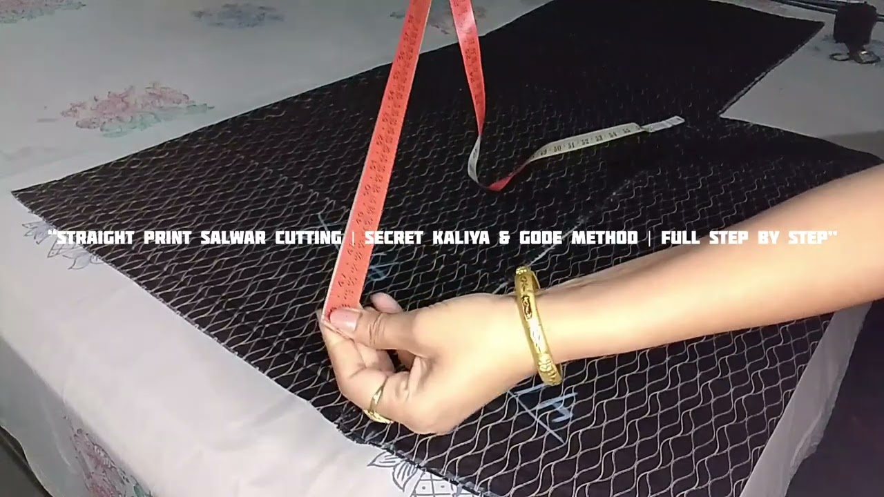 “Straight Print Salwar Cutting Step by Step | Secret Kaliya & Gode Method | Perfect Stitching”