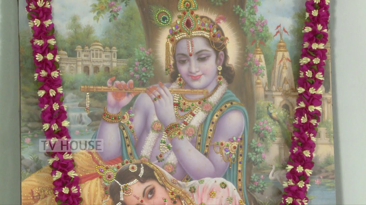 Cloth Flower Garland for gods