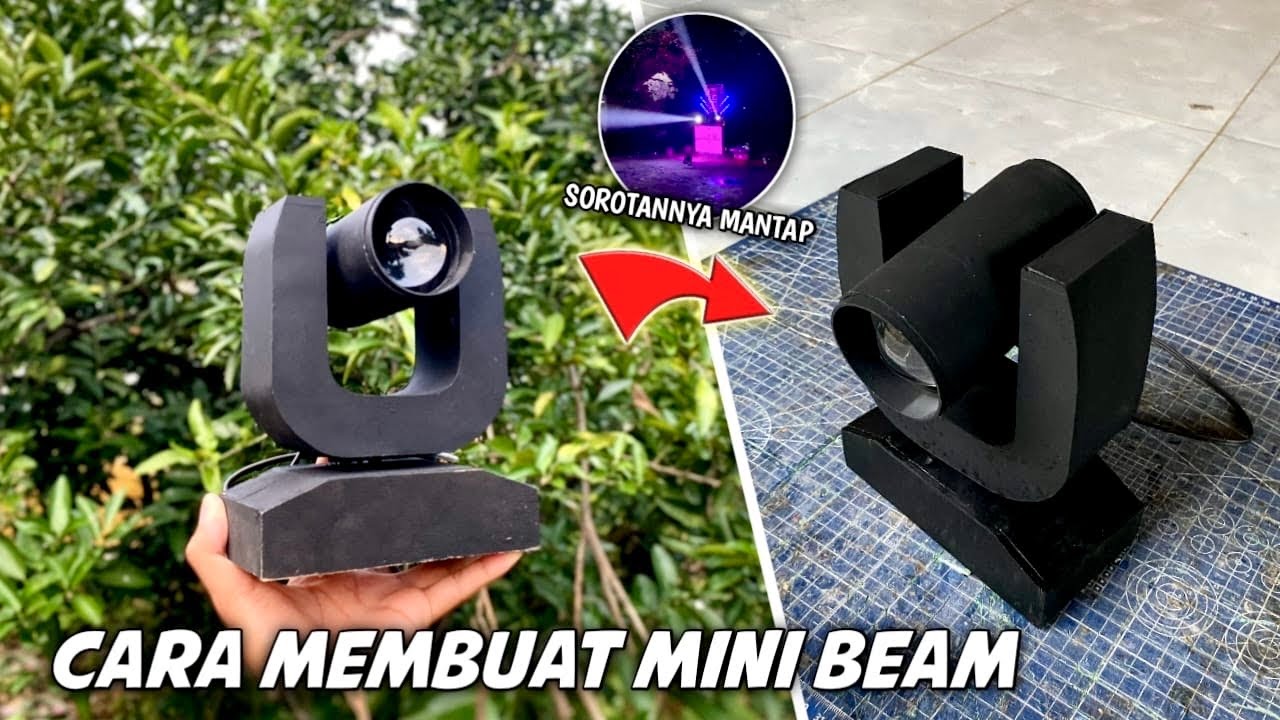 LANGSUNG BISA BIKIN Cara membuat LED BEAM Miniatur lowbudged