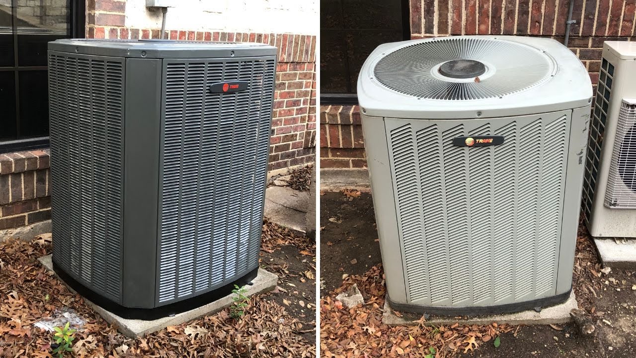 2025 Trane Choice 15 Heat Pump Startup & Defrost Cycle, + Trane XB13 Heat Pump Running & Defrosting