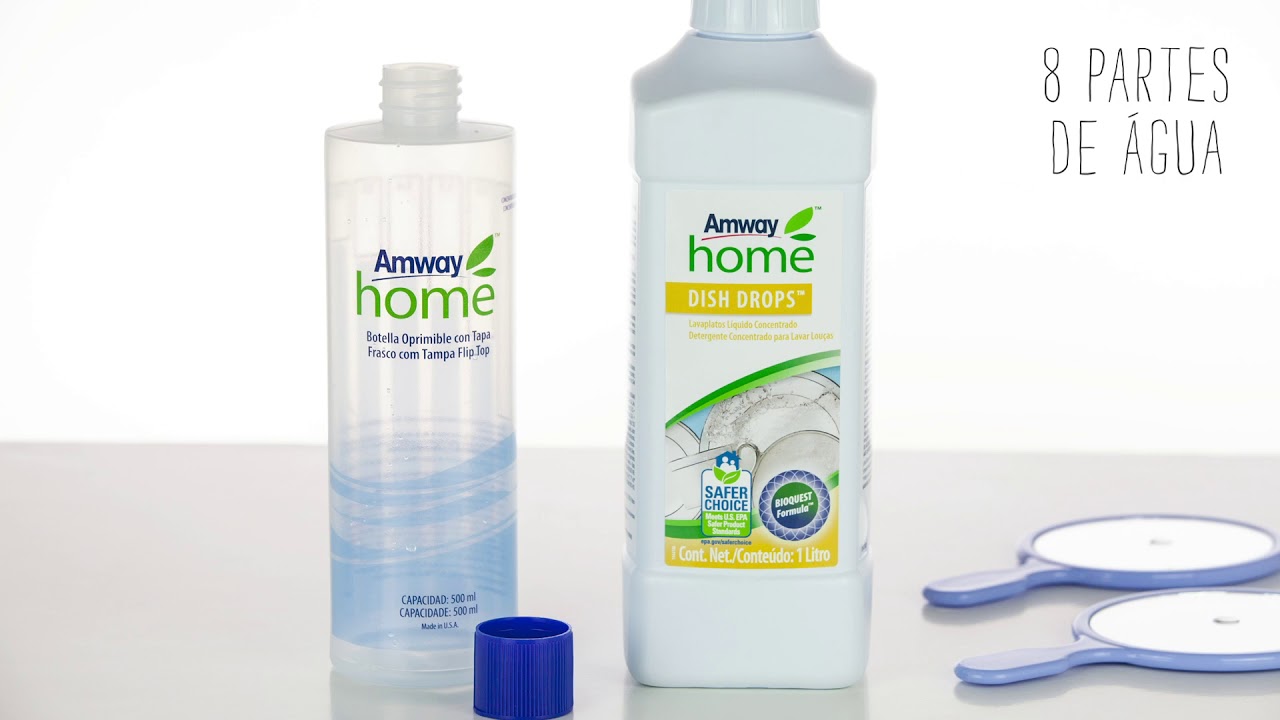 🔴 Demonstração DishDrops Detergente Concentrado para Lavar Louça Amway