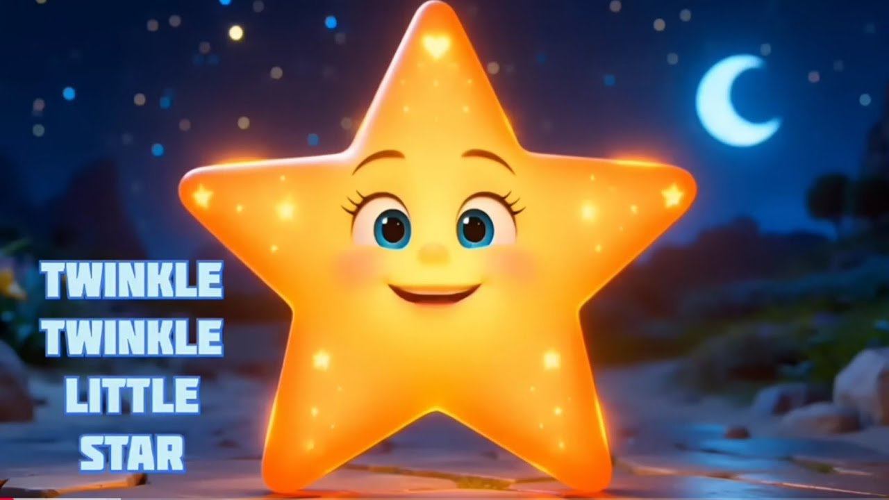 Twinkle Twinkle Little Star ⭐🌟 | Fun English Rhymes For Kids 🌈🌛🌙 | Little Baby Songs 🎶🎵🎈