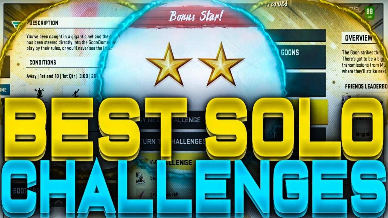 ULTIMATE GUIDE FOR BEST SOLO CHALLENGES IN MADDEN 20! | BEST SOLOS FOR COINS & FREE PLAYERS!