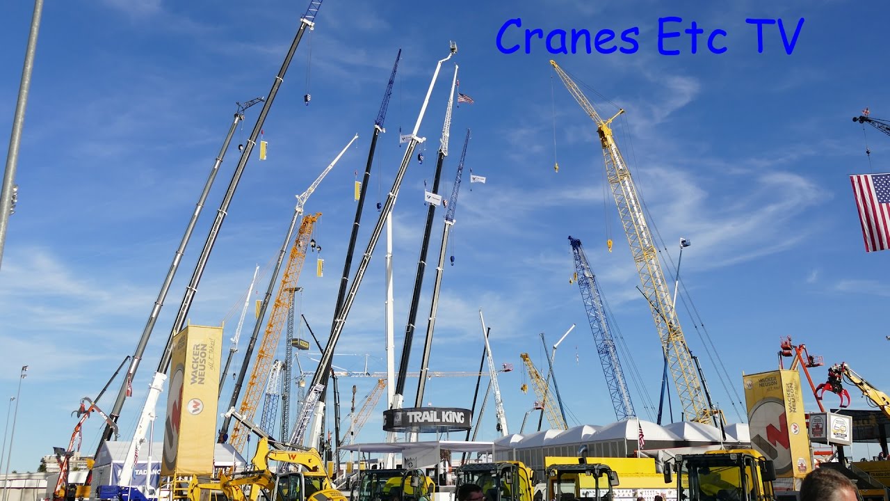 ConExpo 2017 Report Part 1 by Cranes Etc TV