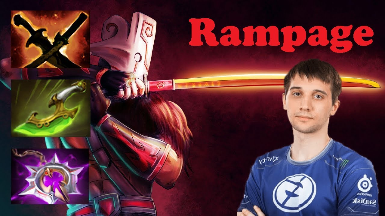 Too ez for rtz? EG.Arteezy Juggernaut Rampage 17k comeback against super farmed Riki.
