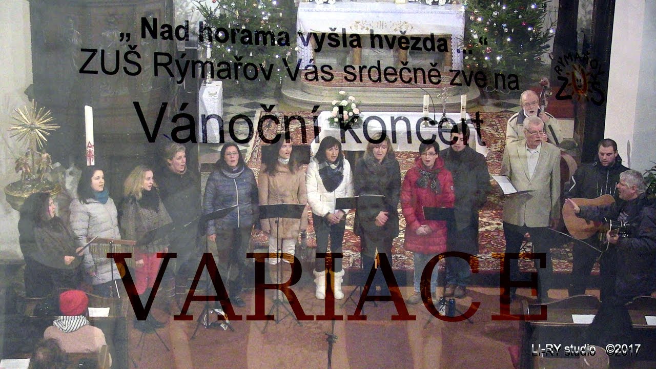v kostele sv  Michaela v Rýmařově  Vystupuje skupina Variace