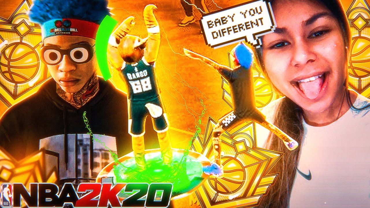 I IMPRESSED MY GIRLFRIEND WITH MY NEW MASCOT AND BUILD! *FACE CAM* NBA 2K20
