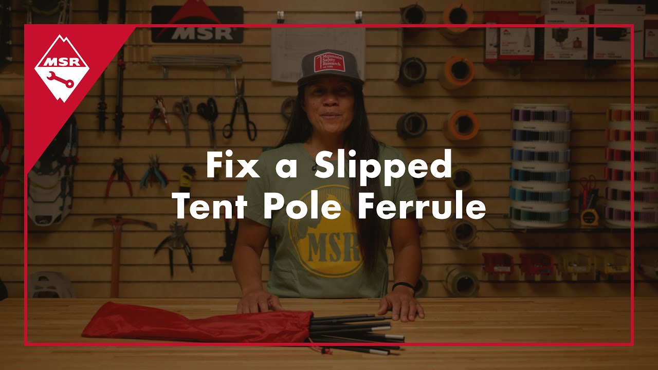 How to Fix a Slipped Ferrule on MSR Syclone Tent Poles | MSR Field Service