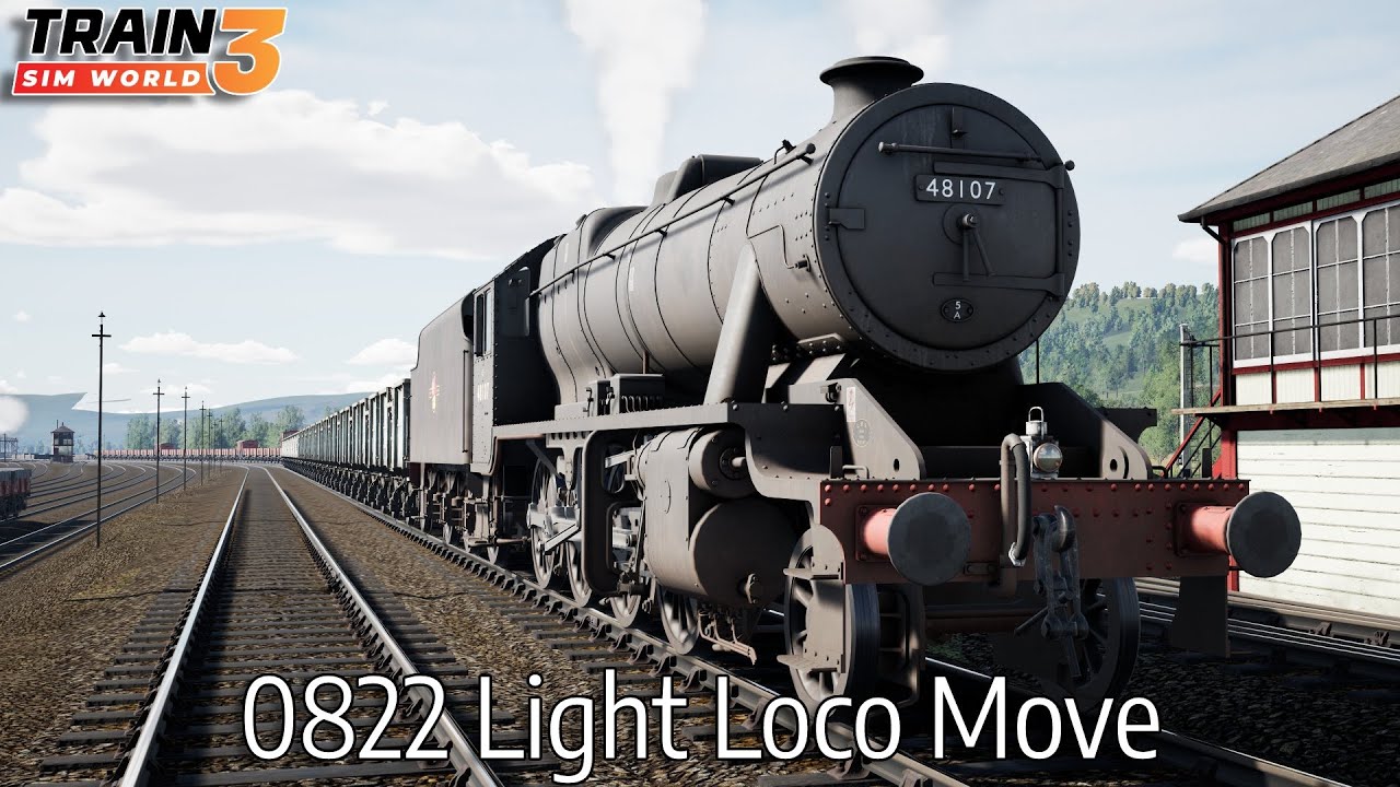 0822 Light Loco Move - Peak Forest Railway - Stanier 8F - Train Sim World 3