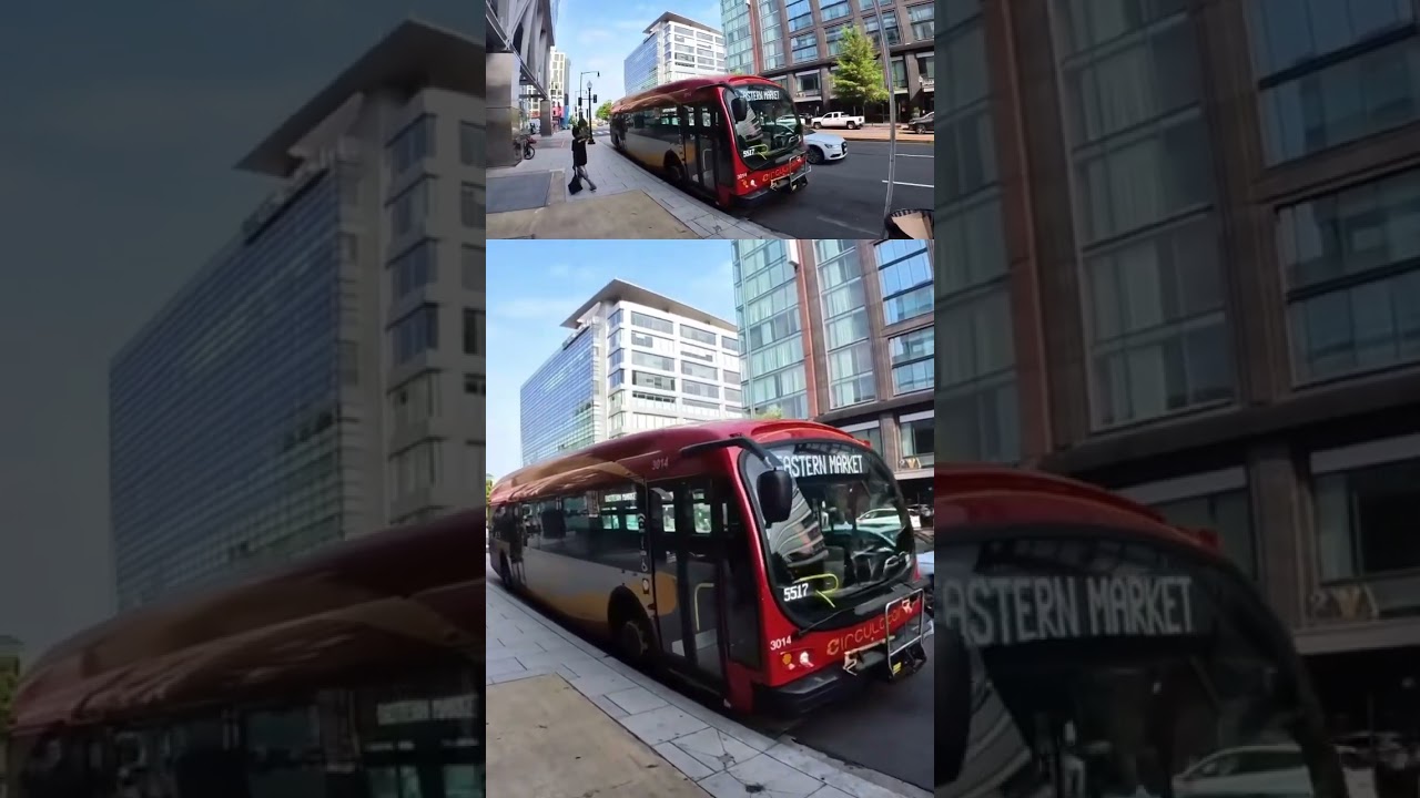 Boarding the DC Circulator at the Navy Yard. #electricbus