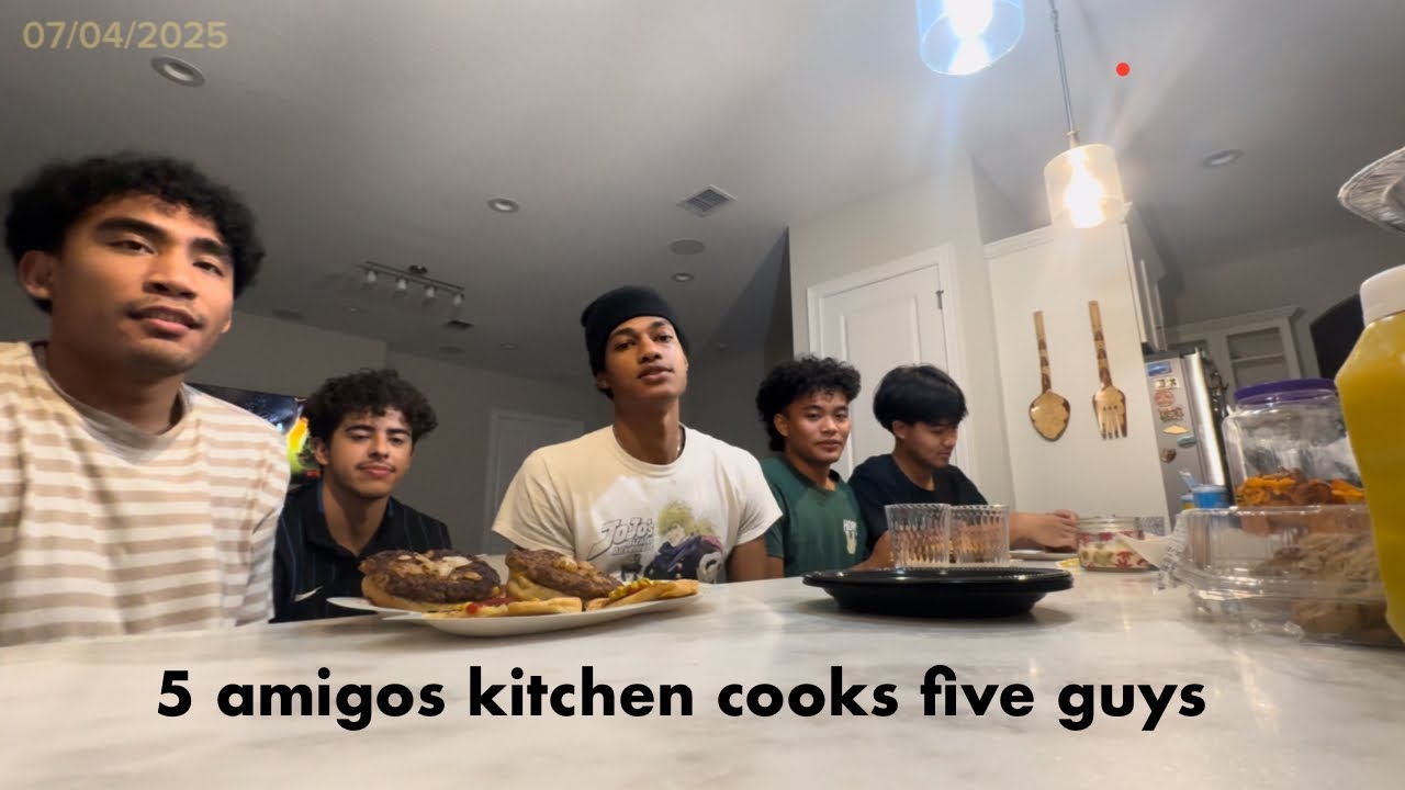 5 amigos kitchen cooks five guys