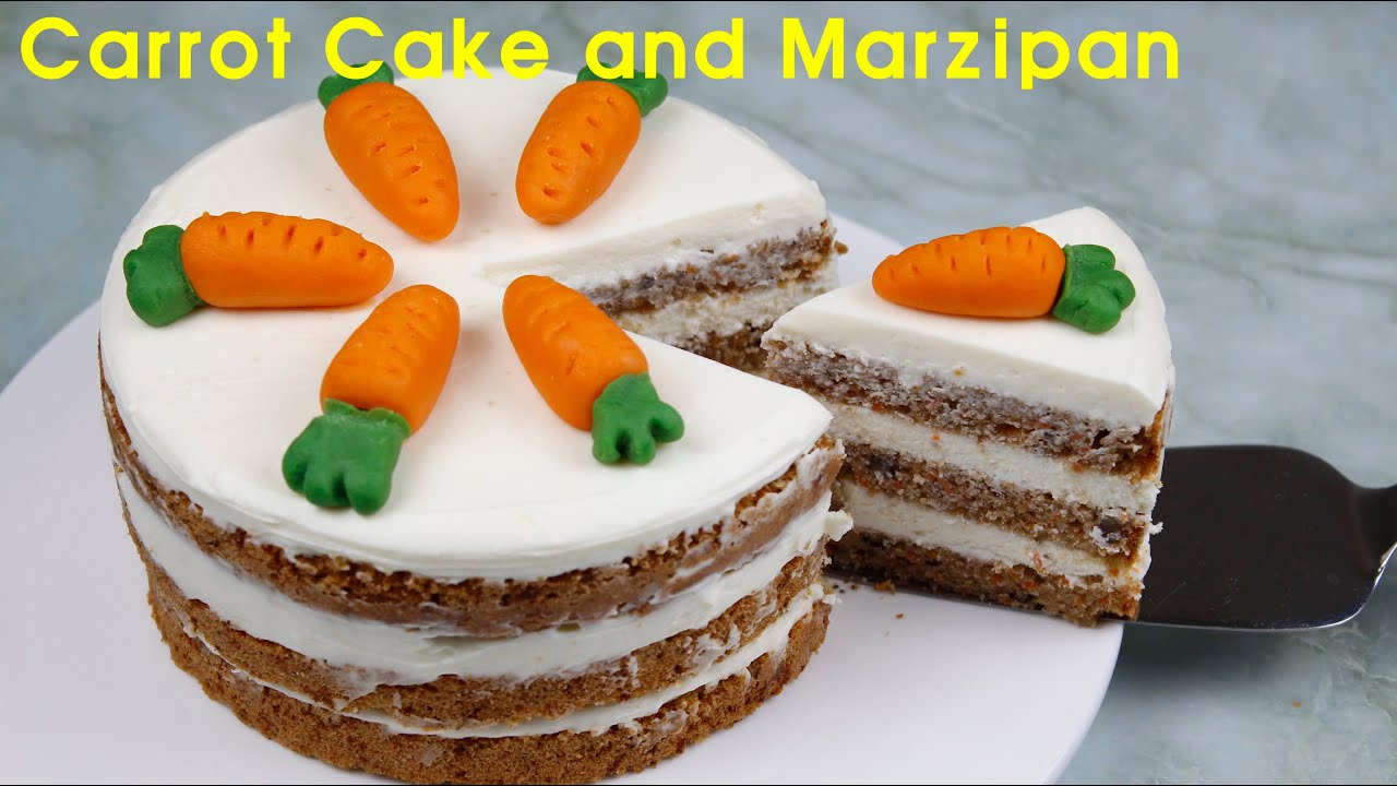 Carrot Cake and Marzipan Recipe │당근케이크와 마지팬 만들기│YumYumCooking