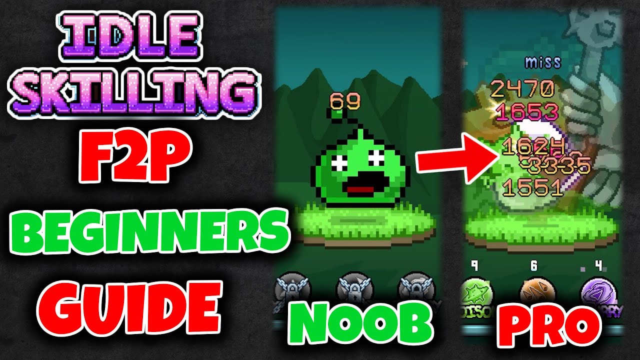 Get the right Start! Tips and Tricks for New Players // Idle Skilling Beginners Guide