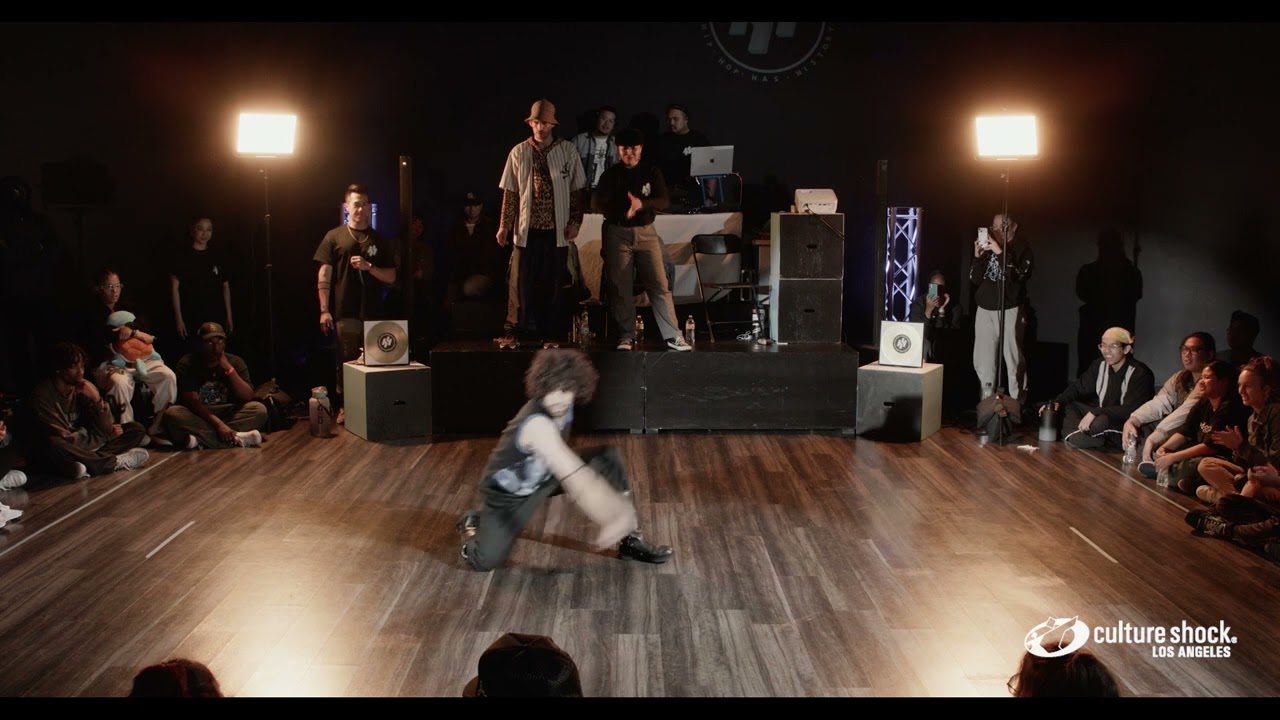 Gravity Jacobs - Vogue Judge Showcase - All Styles 2v2 at Culture Shock LA Hip Hop Has History event
