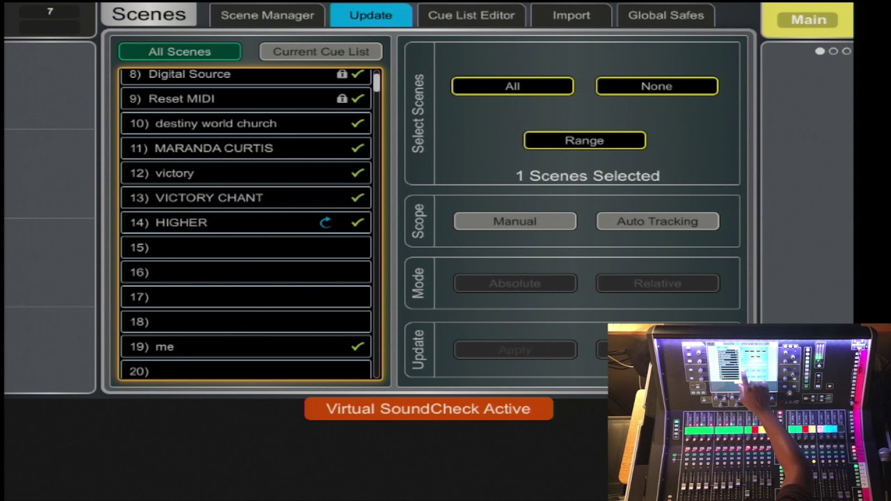 Allen & Heath dLive Training - Scenes