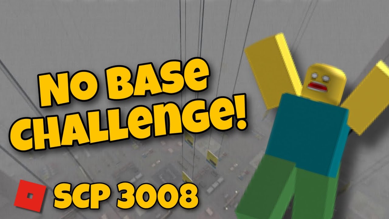 Roblox SCP 3008 No Base Challenge!