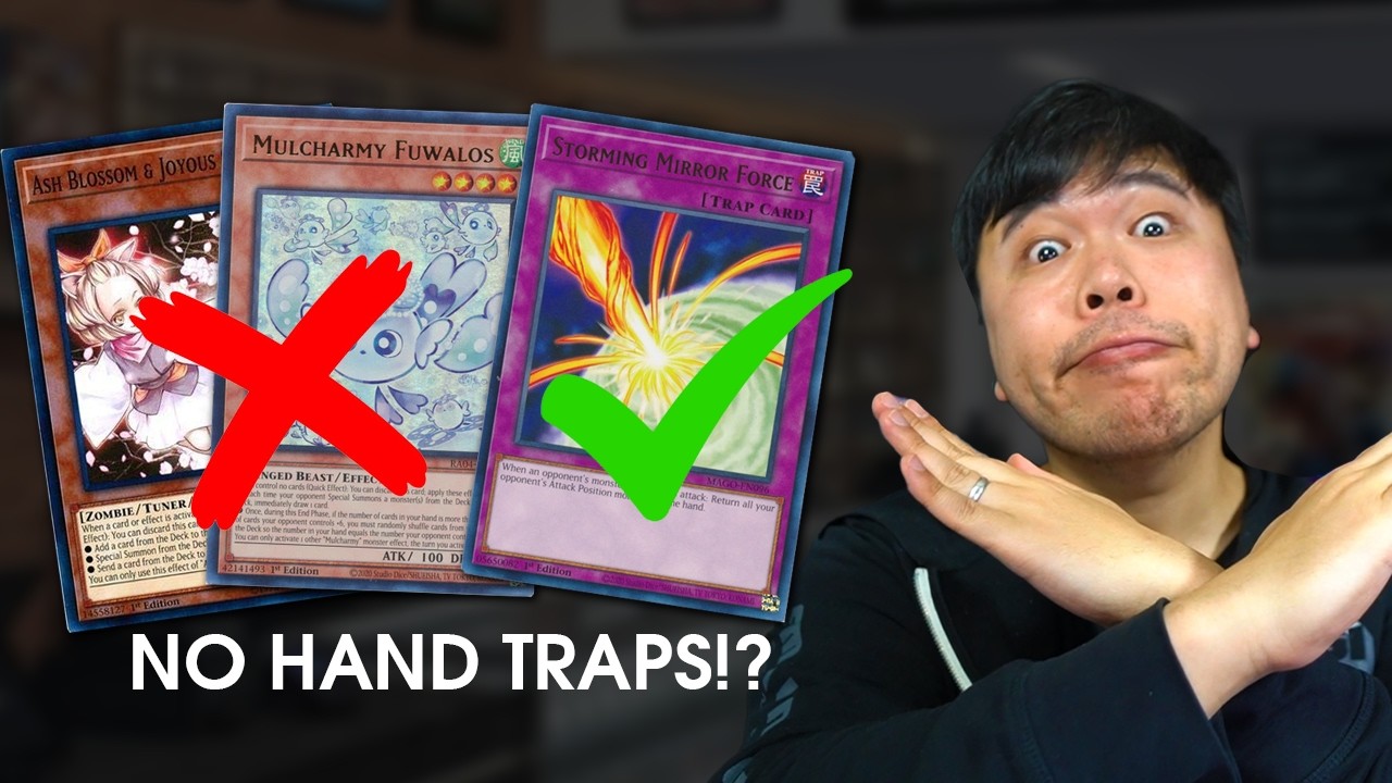 Я попробовал играть в современный Yu-Gi-Oh! без ловушек в руке!