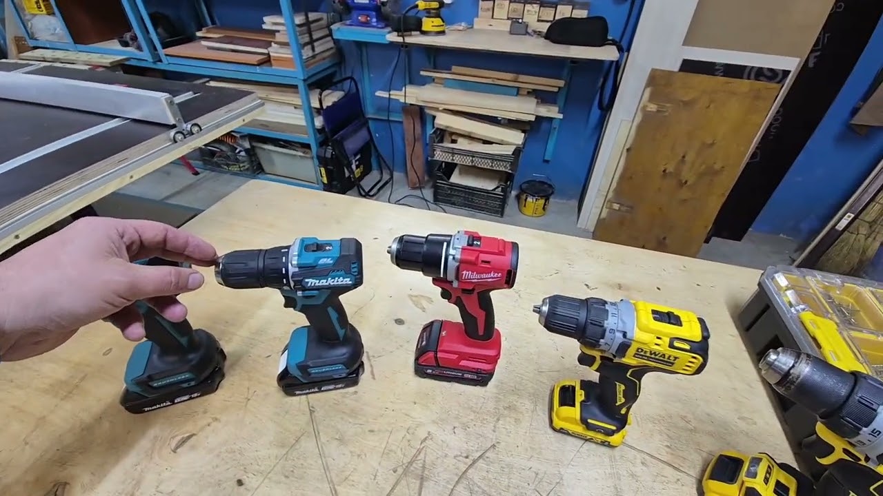 Мои шуруповерты (Makita, DeWalt, Milwaukee)