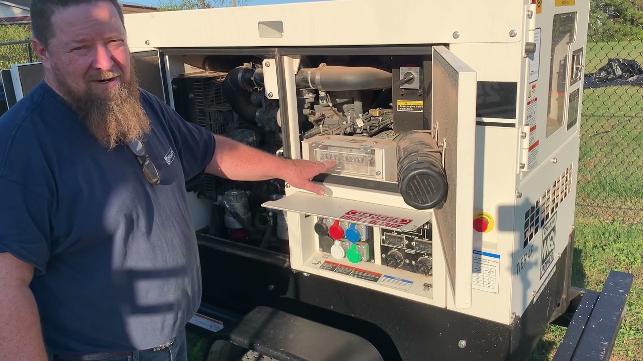 25kw Generator hook up￼, set up giant outdoor movie. ￼