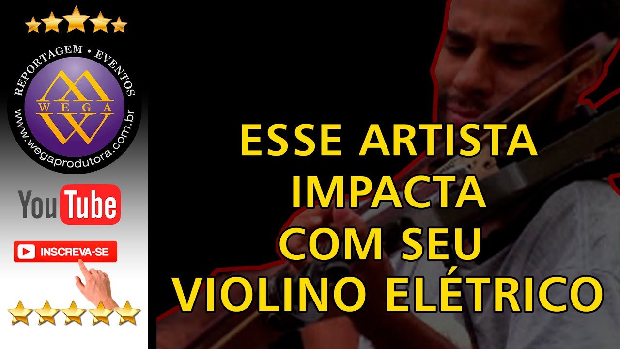 Artista de Rua encanta com seu Violino Elétrico