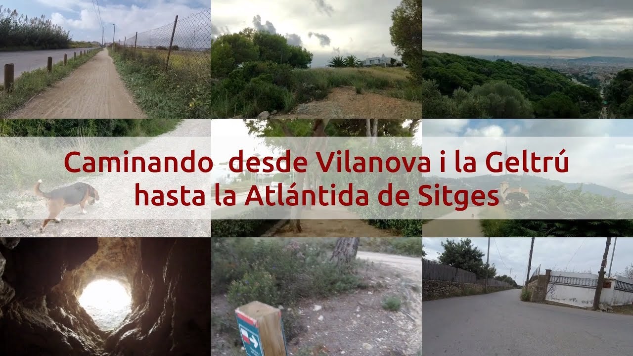 Caminando entre Vilanova i la Geltrú y la Atlántida