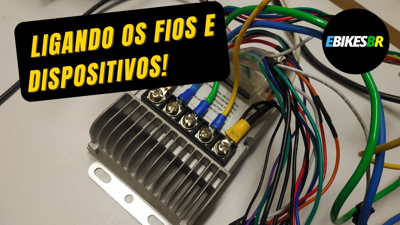 ESQUEMA DE LIGA&Ccedil;&Atilde;O DOS CABOS CONTROLADOR SENOIDAL 500/600W