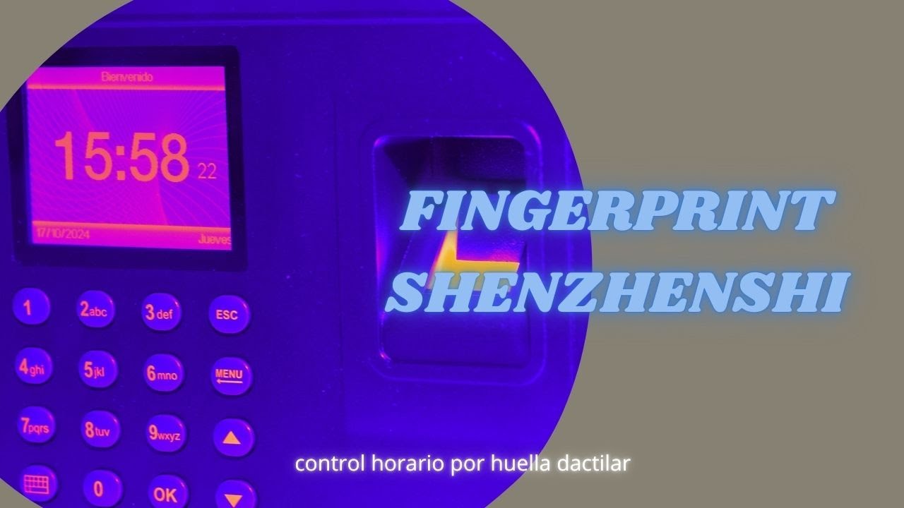 Fingerprint time recorder